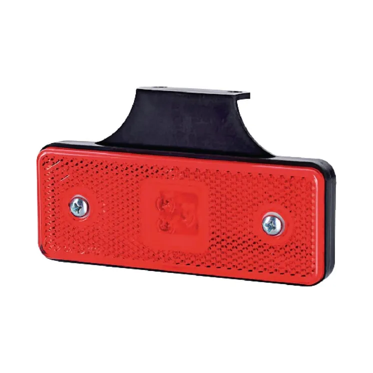 Marker light LED, 0.4/0.7W, rectangular, 12/24V, red, 112x45x17mm, 3 LED's,   LA35054 gopart