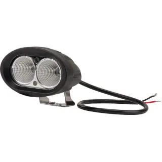 Work light LED, 20W, 1800lm, oval, 10/30V, 96x72x79mm, Flood, 2 LED's,   LA15005 gopart