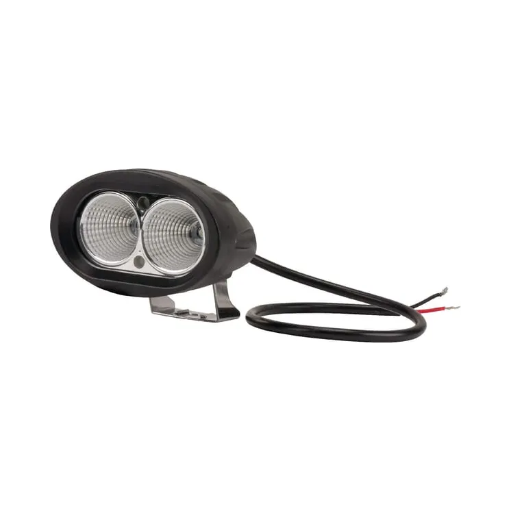 Work light LED, 20W, 1800lm, oval, 10/30V, 96x72x79mm, Flood, 2 LED's,   LA15005 gopart
