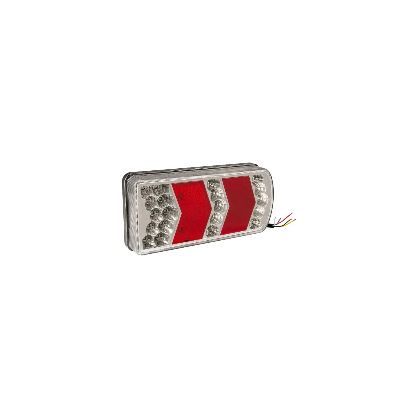 Aizmugurējais lukturis LH LED, taisnstūrveida, 12-24V, 228x106x40mm, LA45018L gopart