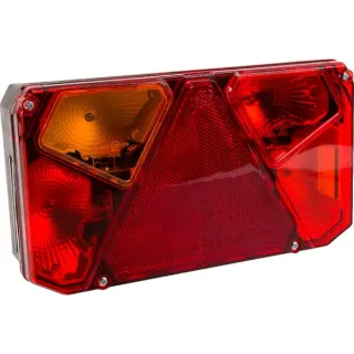 Multifunction rear LH light rectangular, 12/24V, 242x134x58mm, 5-pin,   LA45054 gopart