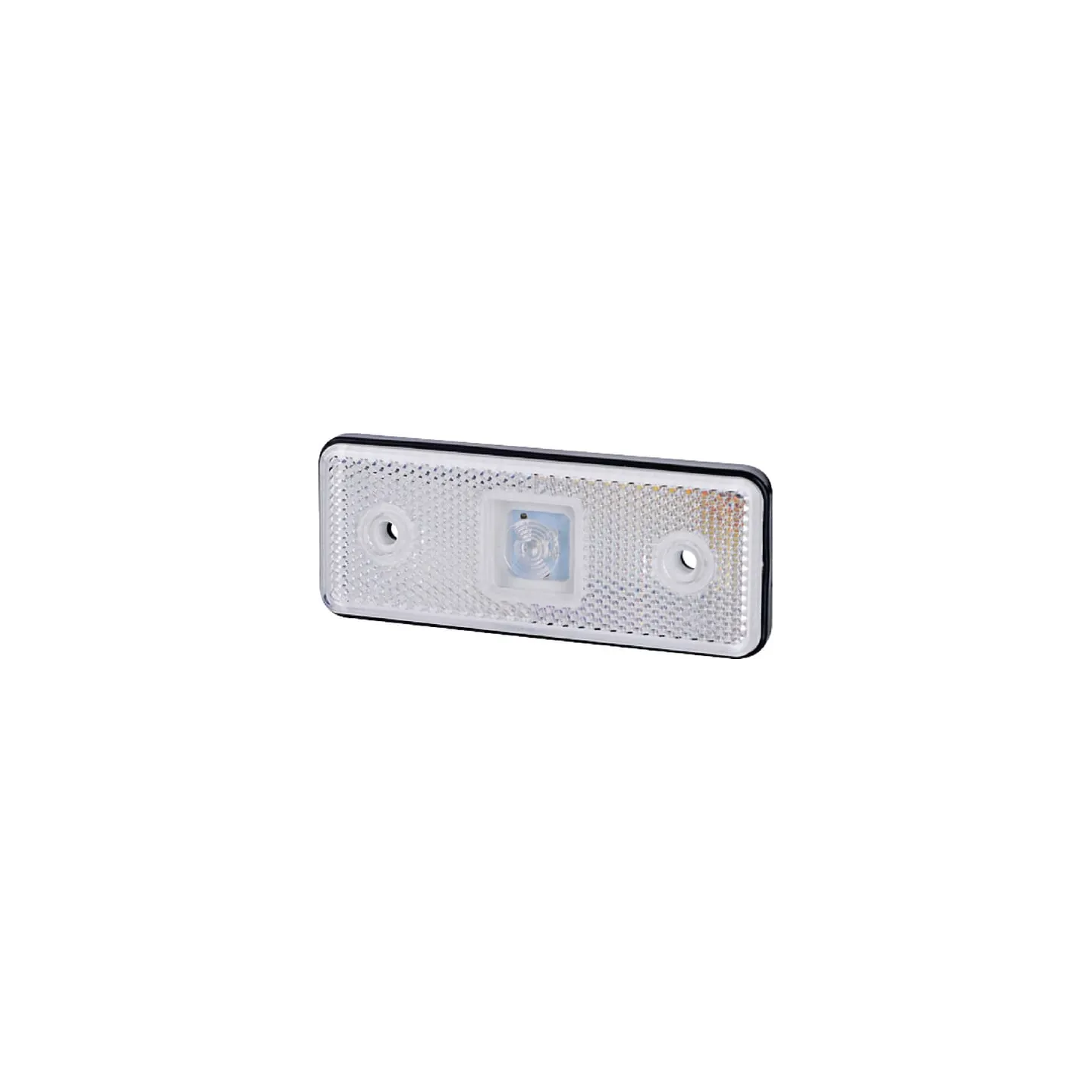 Gaismas gaismas diode, 0,4/0,7 W, taisnstūrveida, 12/24 V, balts, 112x45x11 mm, 1 LED, LA35051 gopart