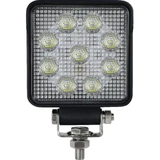 Work light LED, 15W, 1710lm, square, 10/30V, 129x40x100mm, Flood, 9 LED's,   LA15032 gopart LA49156080