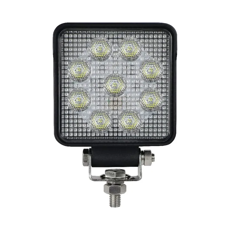 Work light LED, 15W, 1710lm, square, 10/30V, 129x40x100mm, Flood, 9 LED's,   LA15032 gopart LA49156080