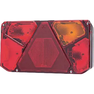 Multifunction rear RH light rectangular, 12/24V, 242x134x58mm,   LA45057 gopart