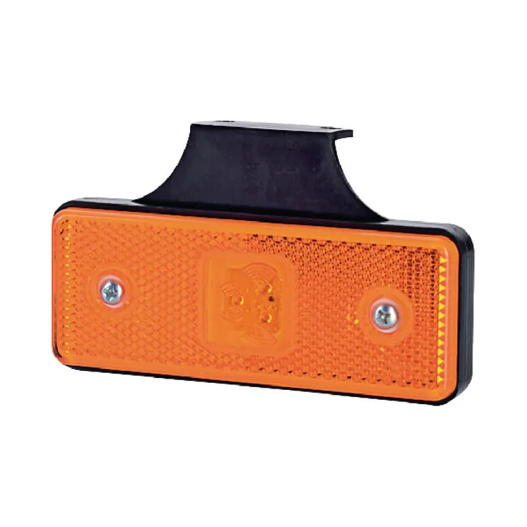 Gaismas gaismas diode, 0.4/0.7W, taisnstūrveida, 12/24V, oranža, 112x45x17mm, 3 LED, LA35052 gopart