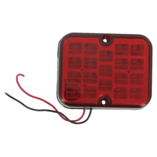 Miglas lukturis LED, kvadrātveida, 12-24V, sarkans, 101x80.7x30mm, LA91263GP gopart LA99390GP