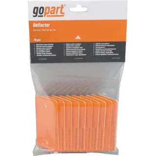 Atstarotājs, dzintars, taisnstūrveida LA75002 gopart TOR4555