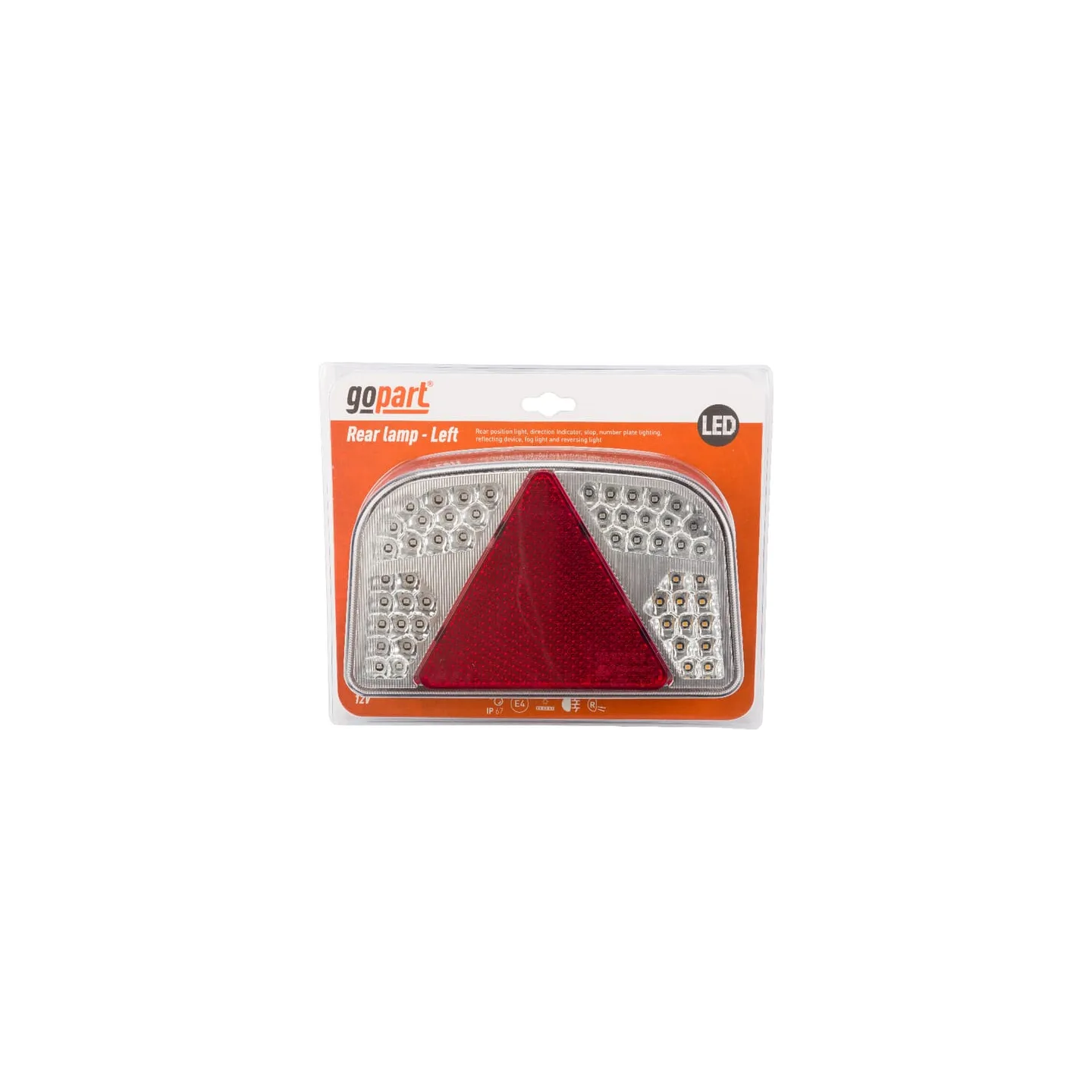 Multifunction light LH LED, rectangular, 12V, 244x149x48mm, Bayonet 7-pin,   LA91260L gopart