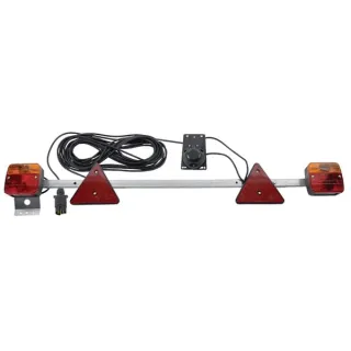 Gaismas panelis 12V 1-1,6m, 12m kabelis, 7 kontaktu spraudnis ar 7 kontaktu ligzdu LA91270GP gopart