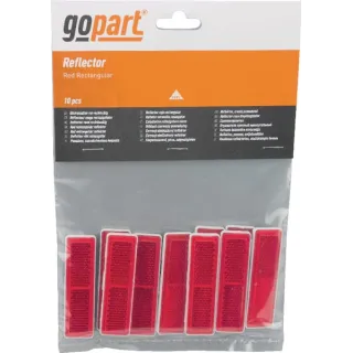 Atstarotājs, sarkans, taisnstūra LA75009 gopart