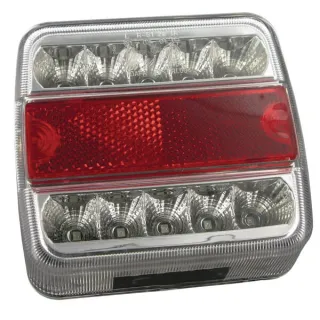 Aizmugurējais gaismas diode, 1W, kvadrātveida, 12V, 106x35x98mm, 18 LED, LA99190GP gopart VLC2364