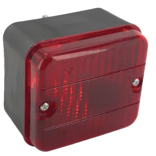 Miglas lukturis kvadrātveida, 12V, sarkans, 85x52x75mm, LA99370GP gopart