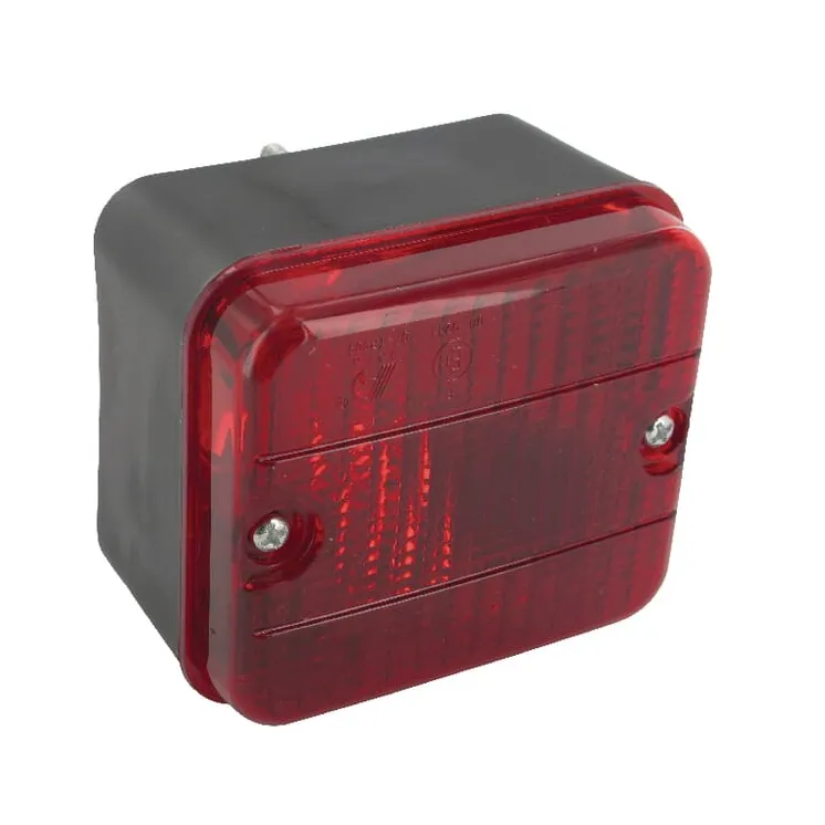Miglas lukturis kvadrātveida, 12V, sarkans, 85x52x75mm, LA99370GP gopart