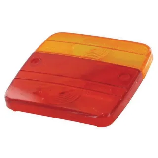 Gaismas objektīvs, dzintara/sarkans, kvadrātveida 100x95mm LH/RH/aizmugure LA99270GP gopart