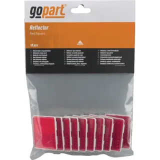 Atstarotājs, sarkans, kvadrātveida LA75012 gopart