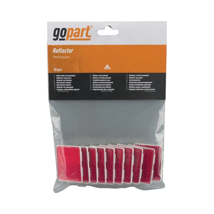 Atstarotājs, sarkans, kvadrātveida LA75012 gopart
