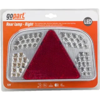 Multifunction light RH LED, rectangular, 12V, 244x149x48mm, Bayonet 7-pin,   LA91260R gopart