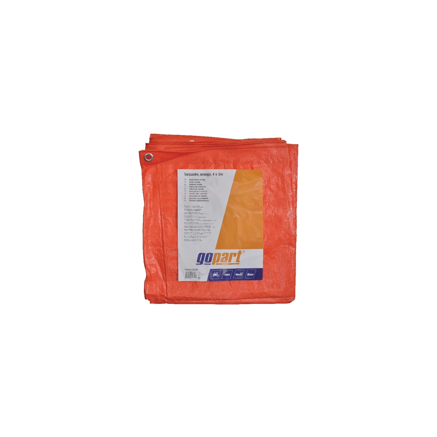 Canvas orange 4x3m  T2400300GP gopart