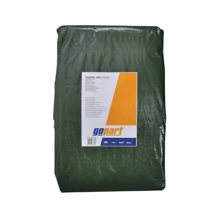 Tarpaulin olive green 8x4m  T800400GP gopart 4539007