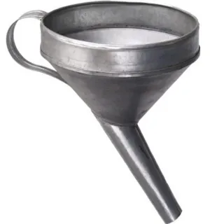 Galvanized slant funnel,  280mm  1057202015 AGRALV