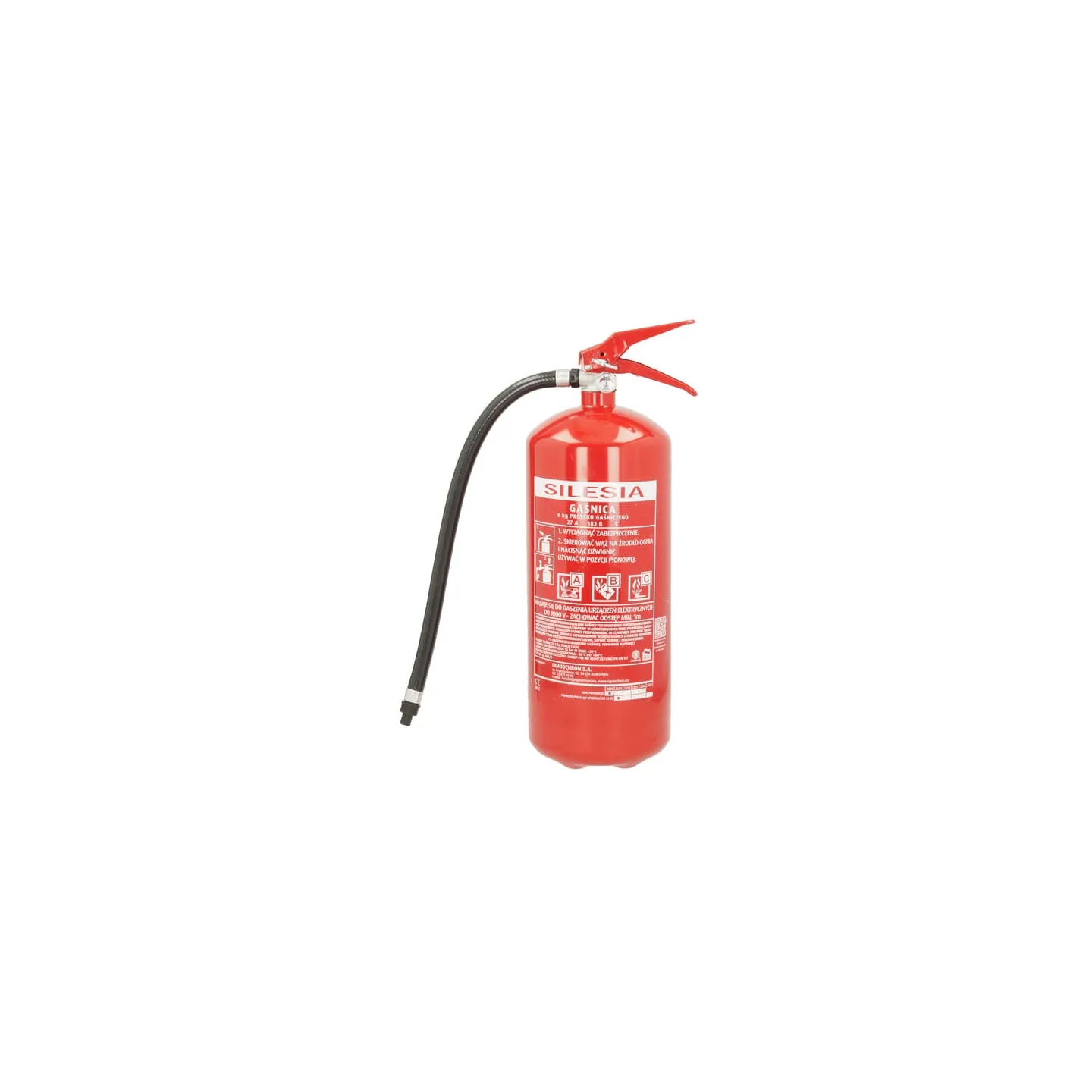 Powder extinguisher, 6 kg  1332100016 AGRALV