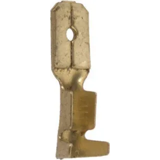 Termināla lāpstiņa tēviņš, dzintara krāsa, 2,5 mm² 6,3 mm 1440000012 AGRALV