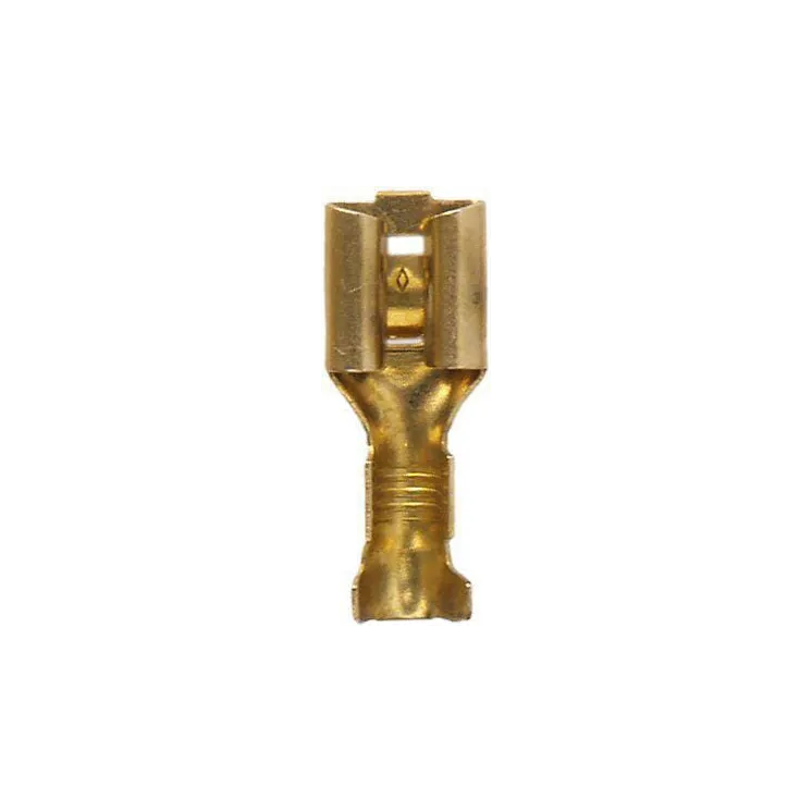 Terminal blade female, amber, 2.5mmÂ² 6.3mm  1440000042 AGRALV