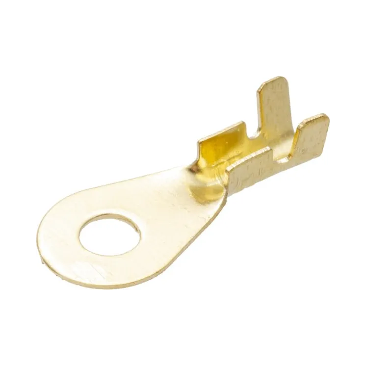 Ring connector, amber, 2.5mmÂ² 0.5mm 4mm  1440000111 AGRALV