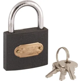 Iron cast patent padlock, 50 mm  1540001503 AGRALV