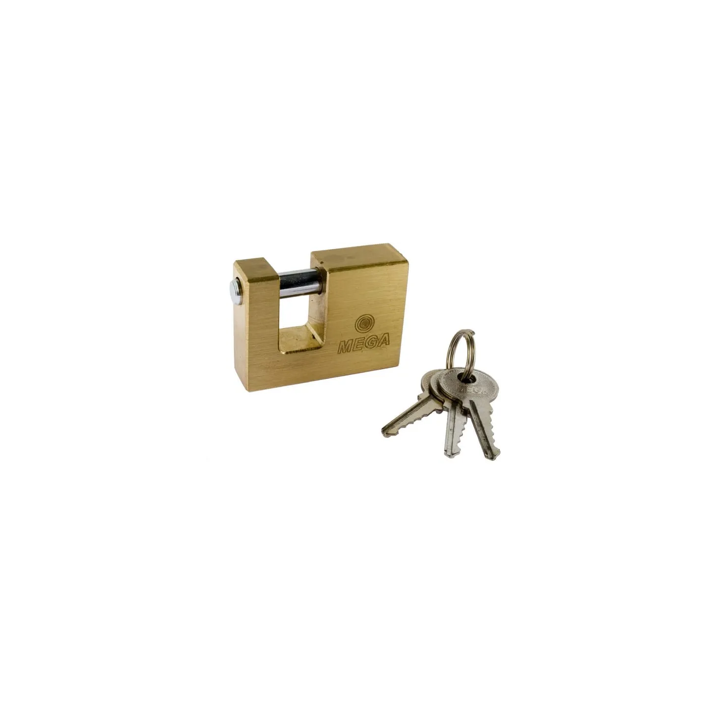 Brass padlock anti-theft Mega, 50mm  1540003504 AGRALV