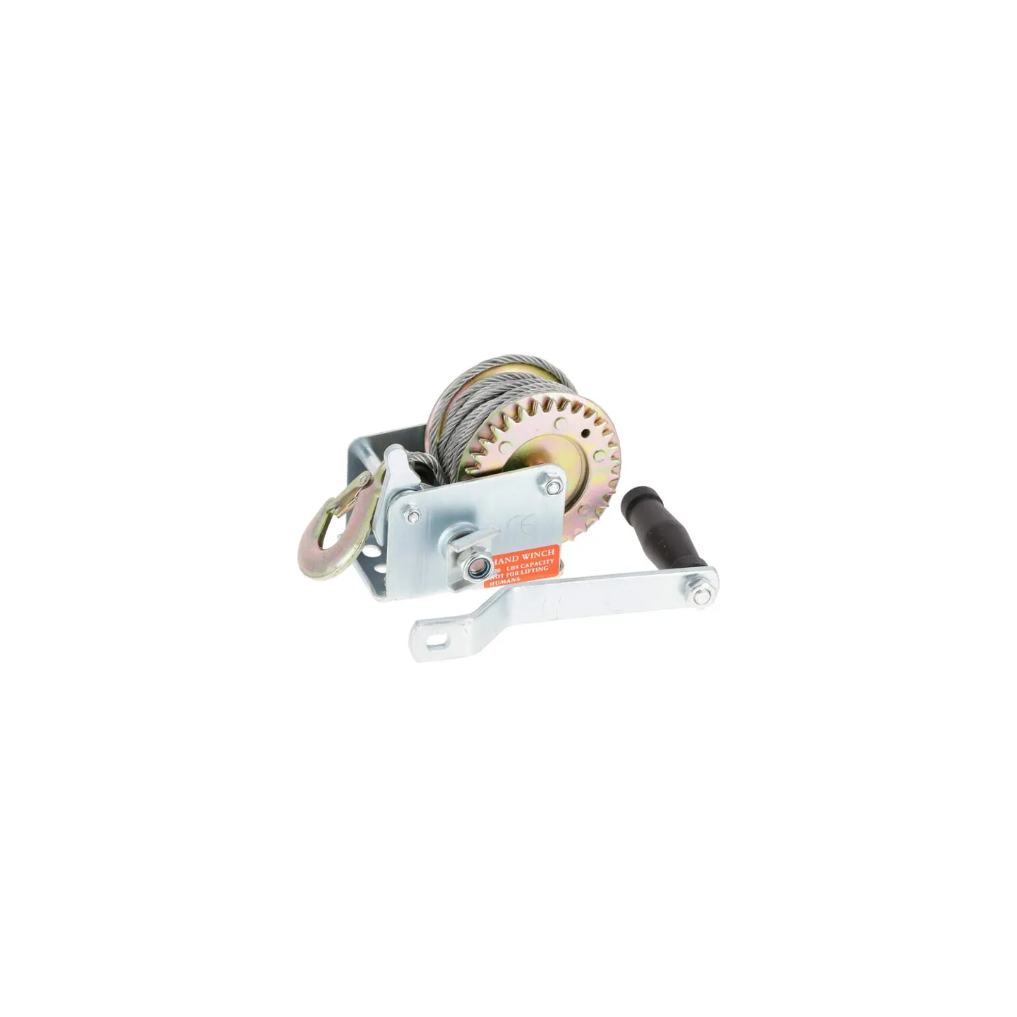 Winch puller with hand crank, 270 kg  1567490450 AGRALV