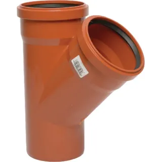 Y-veida PVC 160/125 mm x 45 ° 16152160125045 AGRALV