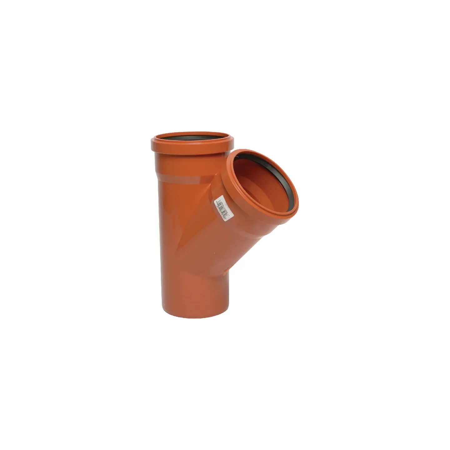 Y-veida PVC 160/125 mm x 45 ° 16152160125045 AGRALV