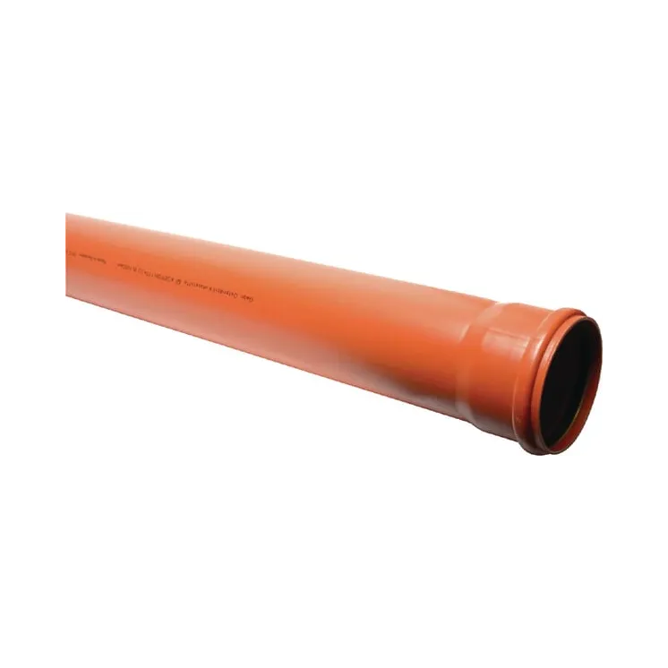 PVC caurule 125 mm x 1,0 m 16150125010 AGRALV