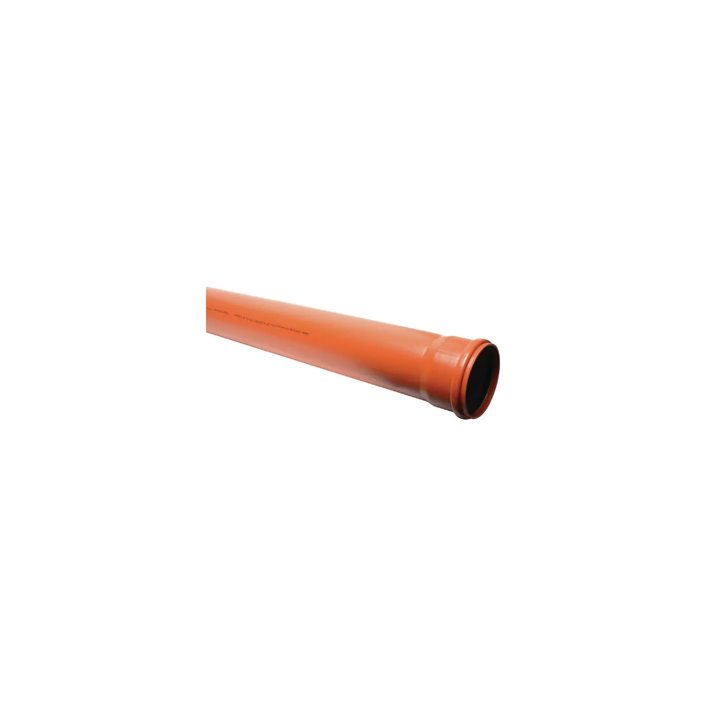 PVC caurule 125 mm x 1,0 m 16150125010 AGRALV