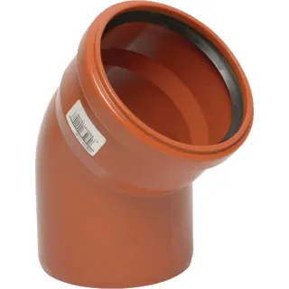 Bend PVC 125 mm x 30Â°  16151125030 AGRALV