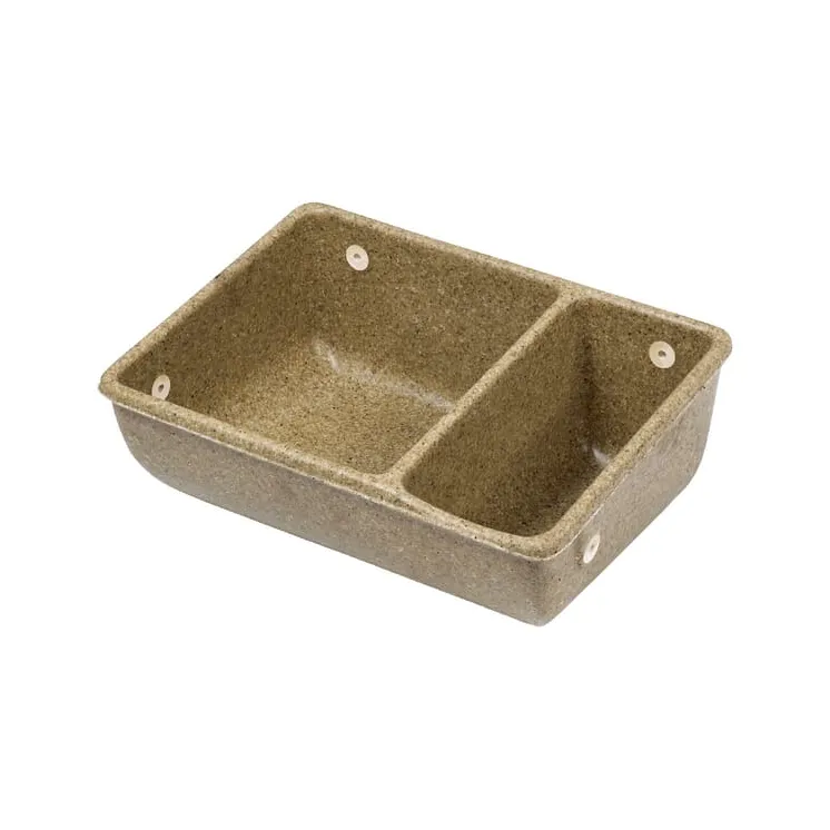 Straight sectional trough for delivery cages, polymer concrete  16201603 AGRALV