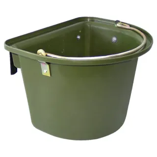 Portable Manger w/metal hooks and handle, olive, 12L,  16233287 AGRALV