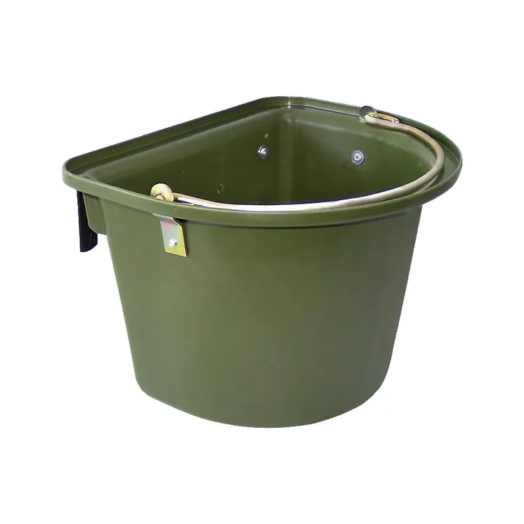 Portable Manger w/metal hooks and handle, olive, 12L,  16233287 AGRALV