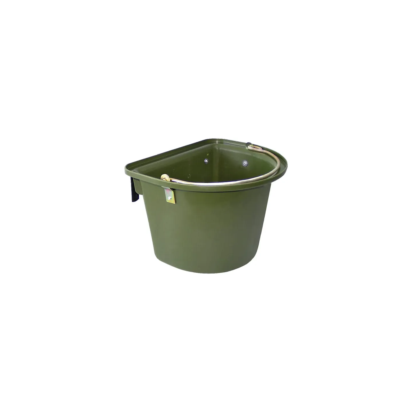 Portable Manger w/metal hooks and handle, olive, 12L,  16233287 AGRALV