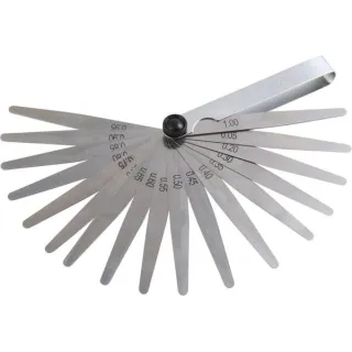 Feeler gauge 0.05 - 1.00 mm 100 mm 20 blades  1843411007 AGRALV