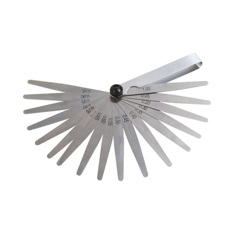 Feeler gauge 0.05 - 1.00 mm 100 mm 20 blades  1843411007 AGRALV