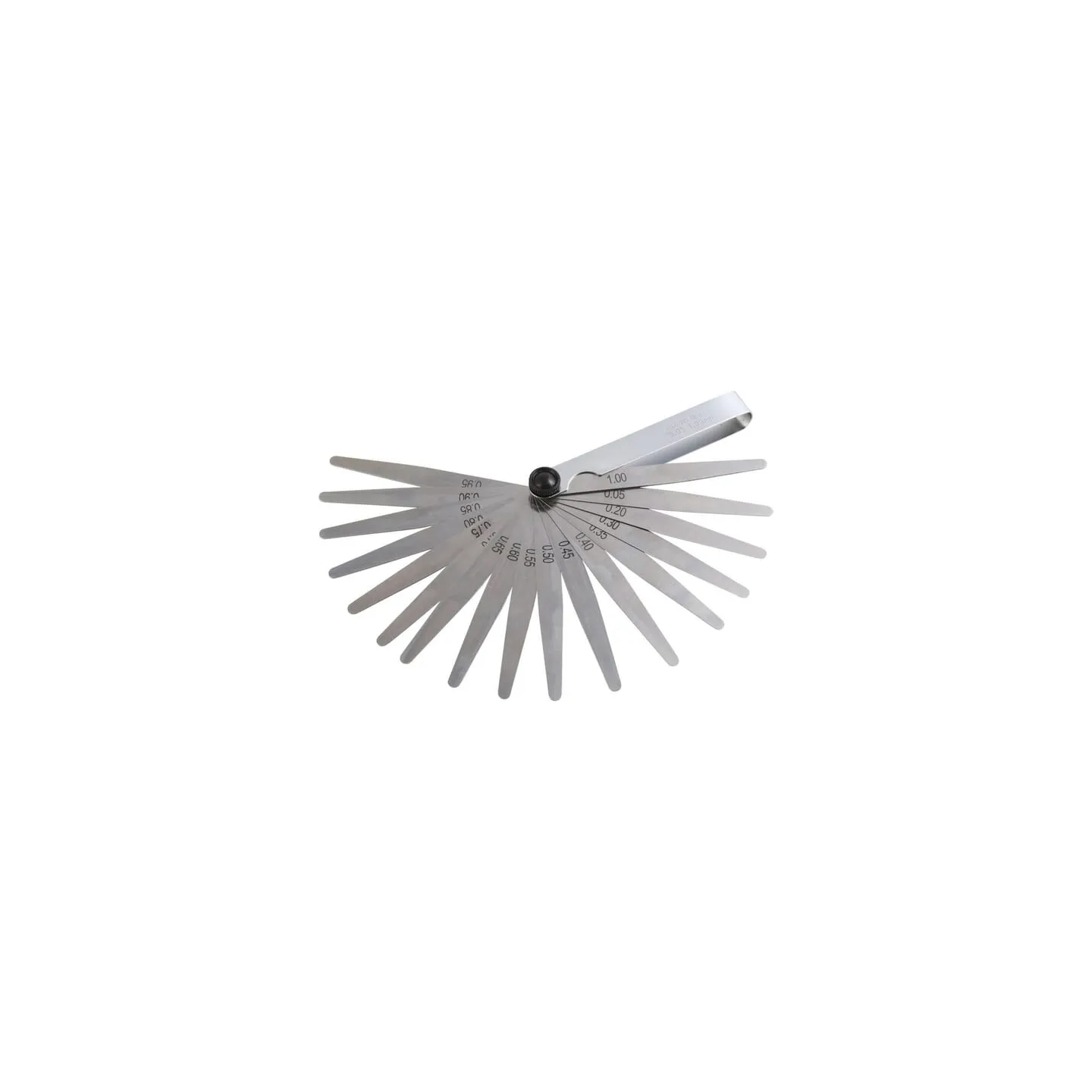 Feeler gauge 0.05 - 1.00 mm 100 mm 20 blades  1843411007 AGRALV