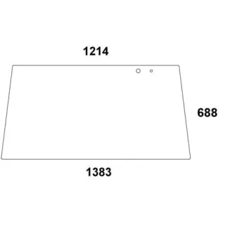 Rear window  186813050200N AGRALV