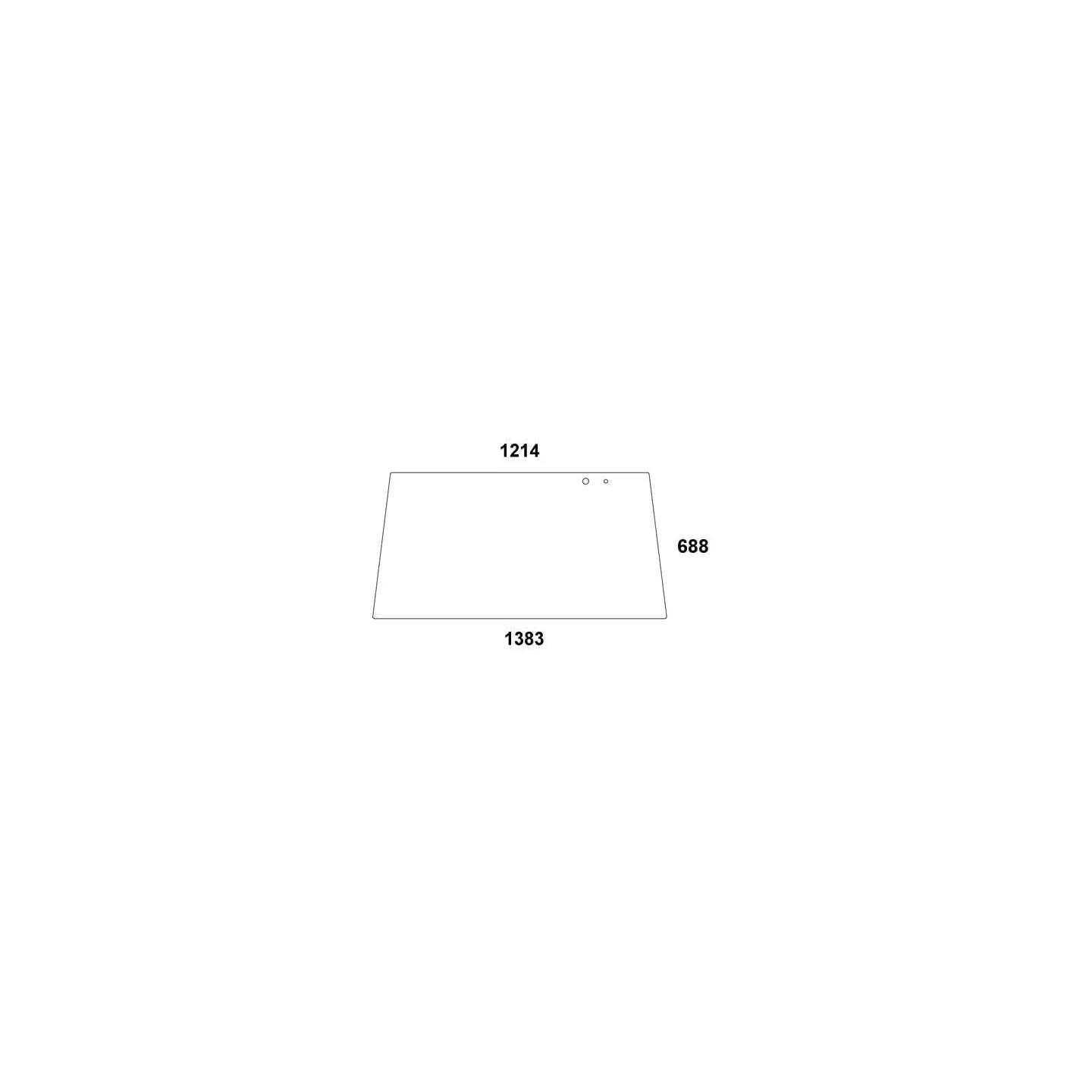 Rear window  186813050200N AGRALV