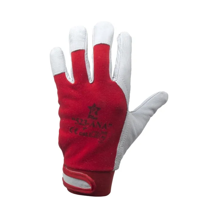 Gloves leather/fabric size 9/L  19501105509 AGRALV