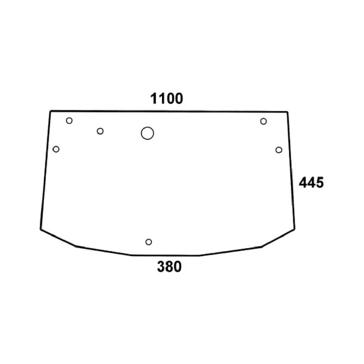 Rear window  294812051010N AGRALV