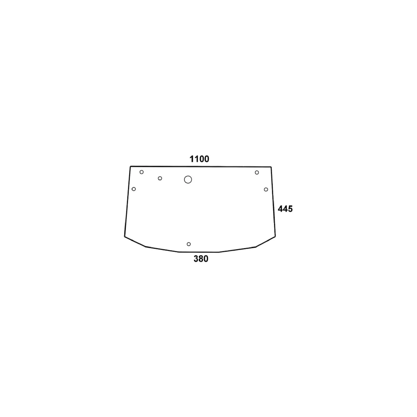 Rear window  294812051010N AGRALV