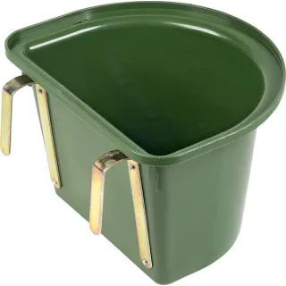 Portable manger with metal hooks, green  3285 AGRALV
